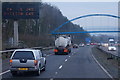 M4 eastbound towards junction 45 in SA6 6LS