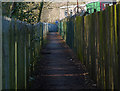 Footpath next to the railway line in LE67 4AS