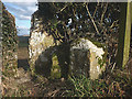 Boundary stone, Vicarage Lane, Burton-in-Kendal in Burton-in-Kendal