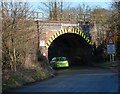 Railway bridge at The Hollow near Thornton in LE67 1AS