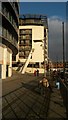 Winter sunlight on Ocean Village waterfront in SO14 3QS