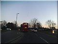 Roundabout on Gravel Hill, Bexleyheath in DA6 7NR