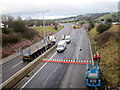 M5 Junction 4 Closed at Underbridge in B61 0RG