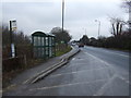 Bus stop on Hull Road (A1174) in HU17 0RT