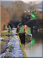 Winter moorings - The Macclesfield Canal W of A523 canal bridge in SK11 7TJ