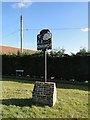 Ickburgh village sign in IP26 5HY