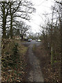 Fingrish Hall Lane bridleway in CM4 0LP