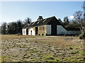 Ancient clunch-built building at Manor Farm in East Wretham