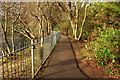 Footpath at Rozelle Pond in KA7 4NQ