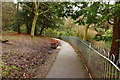 Footpath at the Small Pond, Rozelle in KA7 4NQ