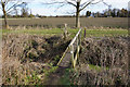 Footbridge on the Fen Rivers Way in CB25 9JB