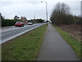 Cycle track beside the A1174 in HU6 0AW