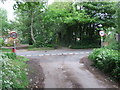 The End of Holly Lane at Blofield Heath in NR13 4RT