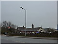 Lamppost outside Millom Railway Station in LA18 4AR