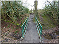 Footbridge over stream near Crowther Drive, Winstanley in WN3 6XB