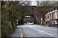 A railway bridge over Stoneclough Road in M26 1QH