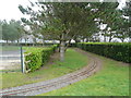Miniature railway track in DG9 0AP