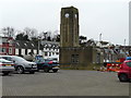 Old weighbridge and clock in DG9 0AP