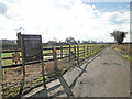 Driveway to Redwings horse sanctuary in NR15 1TS