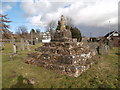 Remains of churchyard cross, St Mary's Church, Portskewett in NP26 5SB