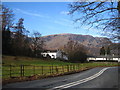 Cottages opposite the Scafell Hotel, Rosthwaite in Borrowdale