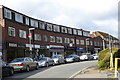 Parade of shops by Virginia Water rail station in GU25 4RR