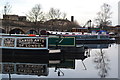 Narrowboats at Victoria Quays in S2 5AB