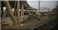 M5 viaduct crosses the canals, Smethwick in B69 4EW
