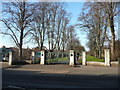The entrance to Ramsom's Recreation Ground in SG4 9QW