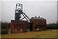 Barnsley Main Colliery in heavy sleet in S71 1HS