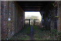 Footpath below railway line in TW20 9TP
