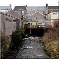 Llynfi flows under a dental surgery, Maesteg in CF34 0BA