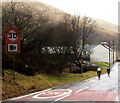 Cycling into Abergwynfi in SA13 3YL