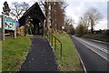 Lychgate entrance to Stoke Prior church in B60 4DX