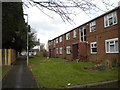 Footpath and flats off Beech Tree Road, Walsall Wood in WS9 9AW