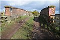 Railway accommodation bridge in WR5 2SE