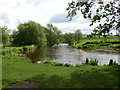 The River Wyre near to the car park, Garstang in PR3 1YB