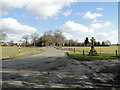 Towards The Fairsteads past the War Memorial in Scottow