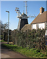 Willingham: Mill Lane and the windmill in CB24 5JG
