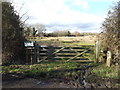 Entrance to Thrandeston Marsh in Thrandeston