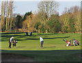 Golfers at Springhead Park, Hull in HU4 7SP