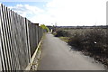 Footpath going southwards out of Shinfield in RG7 1EP