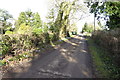 The road through Hall Farm in RG2 9HX