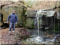 Waterfall in Dean Wood, Gathurst in WN5 8QB