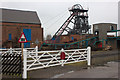 Rail Crossing and Pit Head, Snibston in LE67 3HE