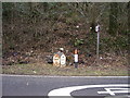 Milestone old A477 - Red Roses/Llanddowror road in SA34 0PA