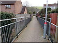Path from Garth railway station to Park View near Maesteg in CF34 9LD