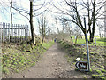 Footpath from Holme Road to Prescot Road, St Helens in WA10 3AG