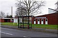 Bus stop and shelter, Franche Road, Kidderminster in DY11 5PL