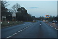 Hockring turn off, A47 in Hockering